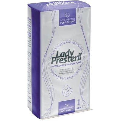 Lady Presteril Assorbenti Post Parto 12 Pezzi-2
