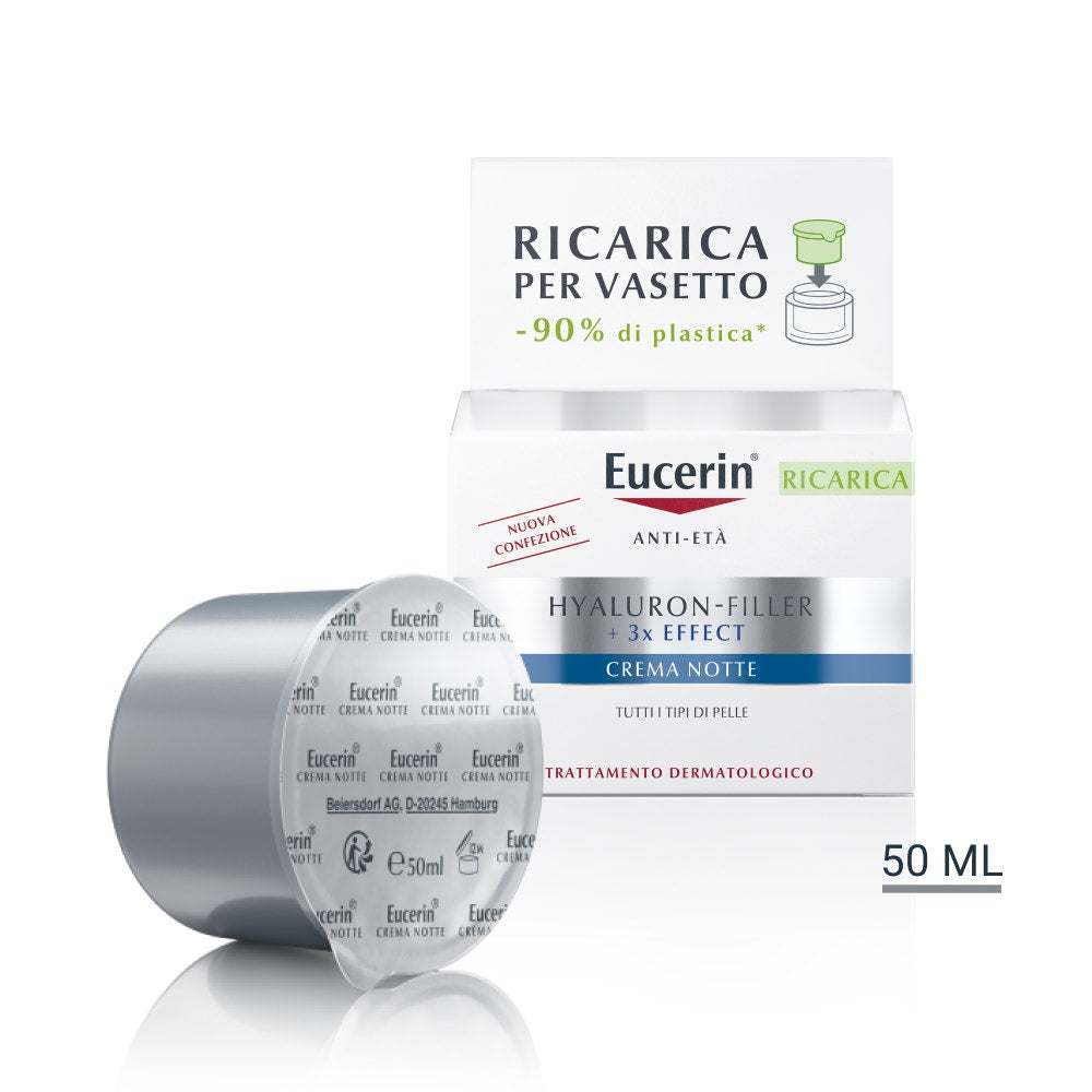 Eucerin Hyaluron Filler Notte Crema Viso Ricarica 50ml-8