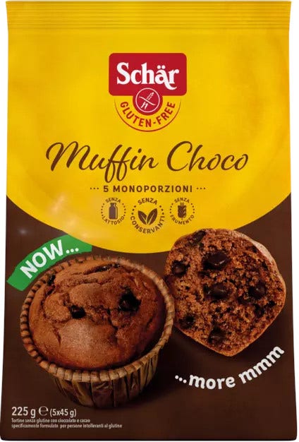 Schar Muffin Choco Chip Senza Glutine 225g-2