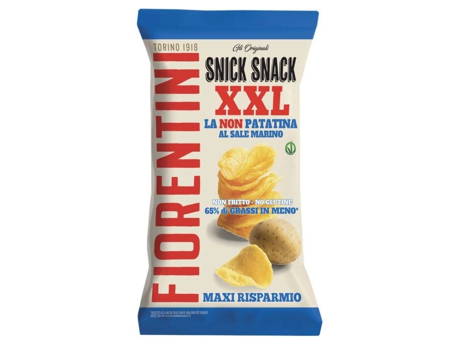 Fiorentini Snick Snack XXL La non Patatina al Sale Marino 140g-1