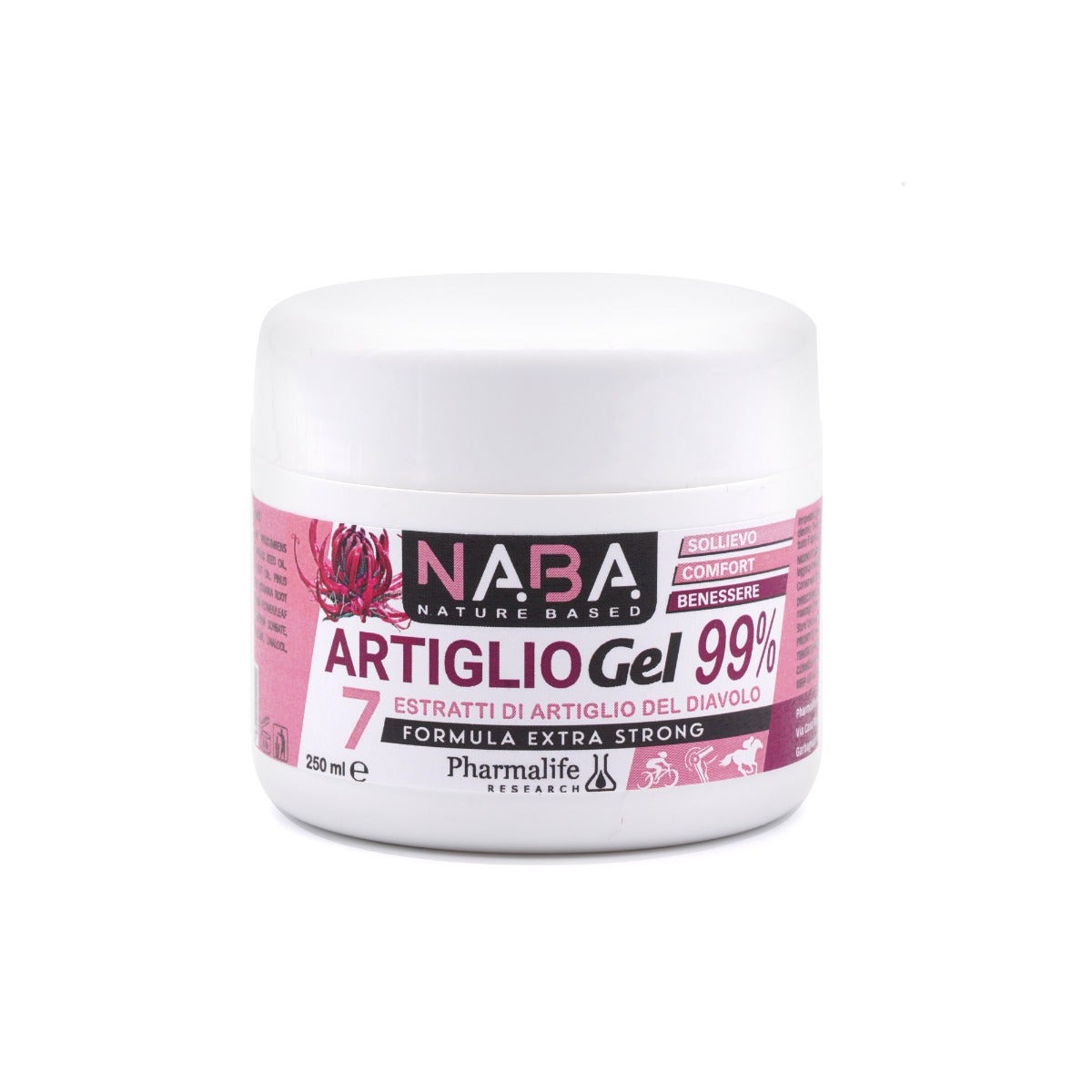 NA.BA. Artiglio Gel 99% 250ml-2