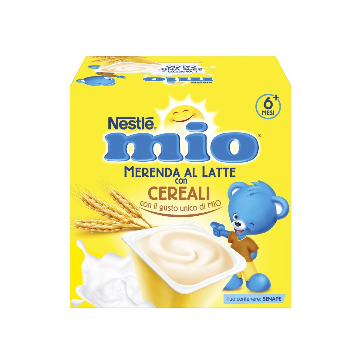 Nestlè Mio Merenda Al Latte Cereali 4 Vasetti Da 100g-7