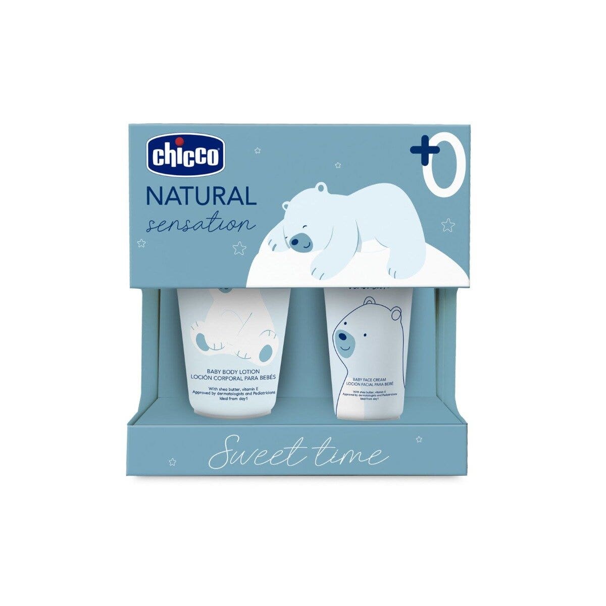 Chicco Natural Sensation Set Crema Corpo 150ml + Crema Viso 50ml-1