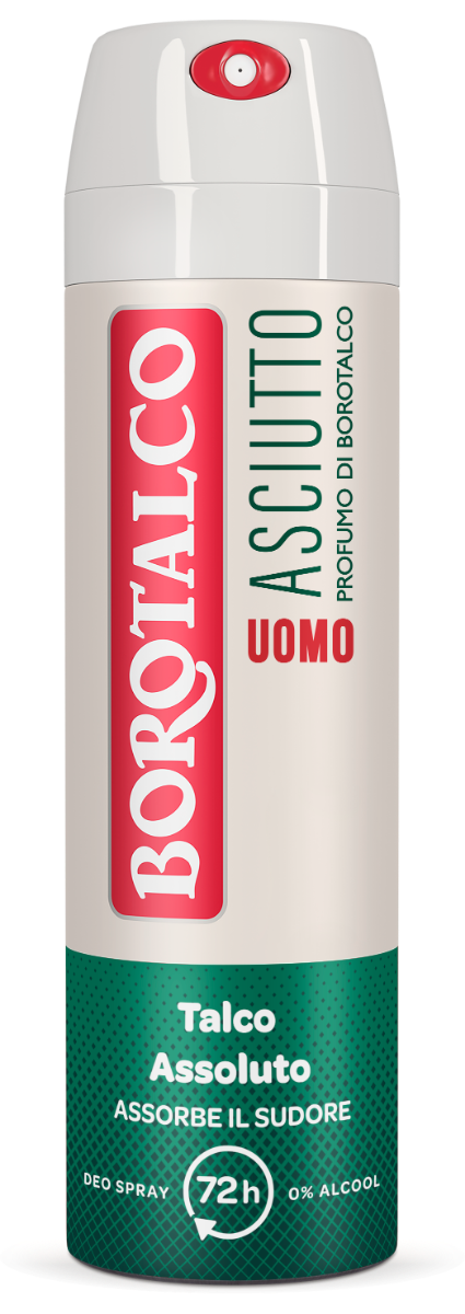 Borotalco Deodorante Uomo Spray Asciutto 150ml-2