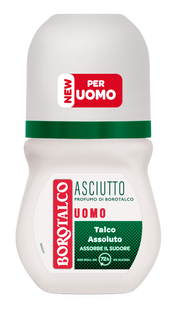 Borotalco Deodorante Uomo Roll-On Asciutto Borotalco 50ml-1