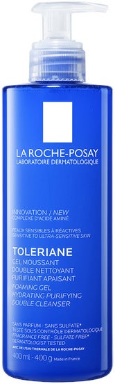 La Roche-Posay Toleriane Gel Moussant Detergente Schiumogeno Doppia Azione 400ml-3