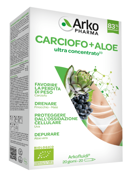 Arkofluid Carciofo + Aloe Vera 20 Flaconcini Da 200g-1