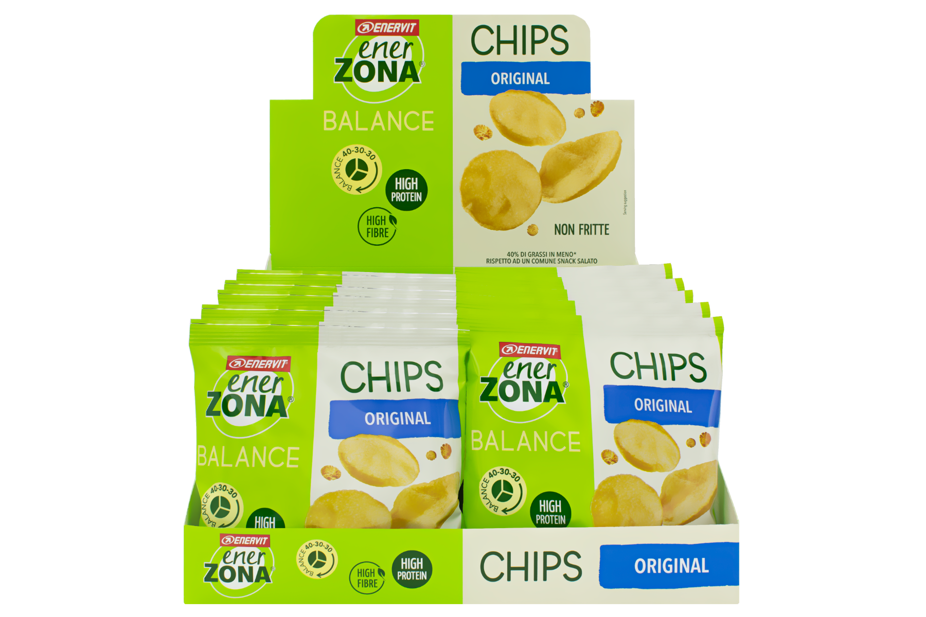 Enerzona Chips Classic 14 Sacchetti Da 23g-1