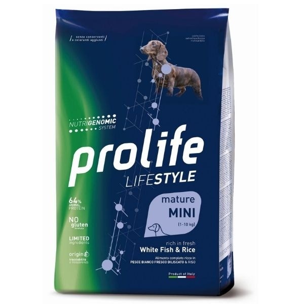 Prolife Dog Life Style Mature Mini White Fish & Rice 7Kg-2