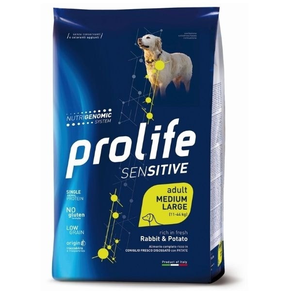 Prolife Dog Sensitive Adult Medium/Large Rabbit & Potato 2,5Kg-2