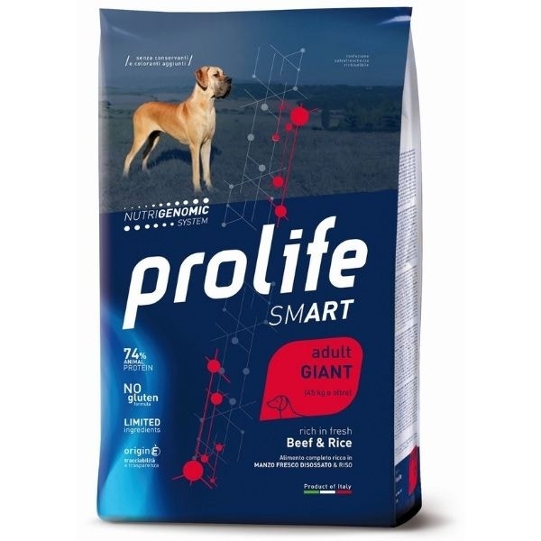 Prolife Dog Smart Adult Giant Beef & Rice 12Kg-2