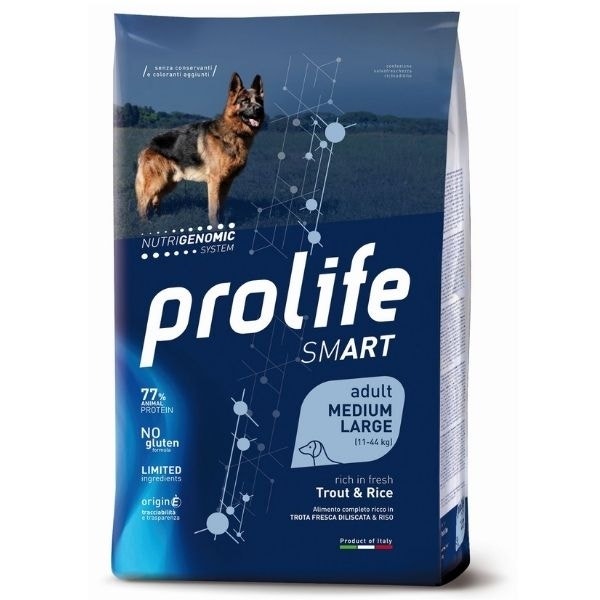 Prolife Dog Smart Adult Medium/Large Trout & Rice 2,5Kg-2