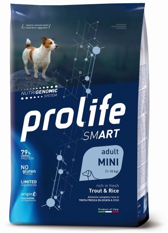 Prolife Smart Mini Trota Fresca E Riso Cani Adulti 600g -1