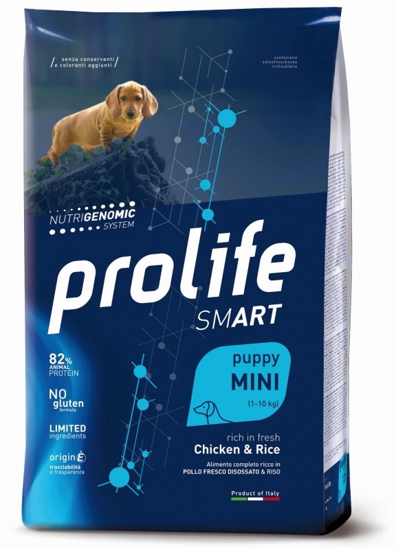 Prolife Dog Smart Chicken & Rice Cibo Secco Per Cani Cuccioli Taglia Piccola Sacco 2 Kg-2