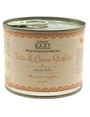 Barf Trito Di Cervo Con Patate Dolci Menù Completo Per Gatti 200g-1