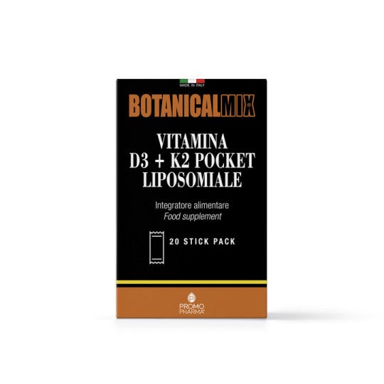Botanical Mix Vitamina D3 + K2 Pocket Liposomiale 20 Stick Pack-1