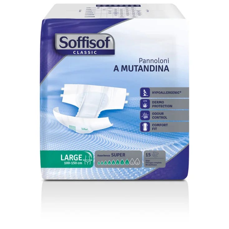 Soffisof Classic Pannolone Mutandina Super L 30 Pezzi-2