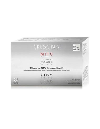 Crescina Isole Follicolari Mito Anti-Caduta Trattamento Completo Uomo 2100 10+10 fiale-2