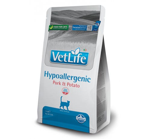 Farmina Vet Life Hypoallergenic Maiale E Patate Per Gatti Adulti Sacco 400g-2