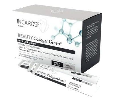 Incarose Hyaluronic Beauty Collagen Green 20 Bustine-1