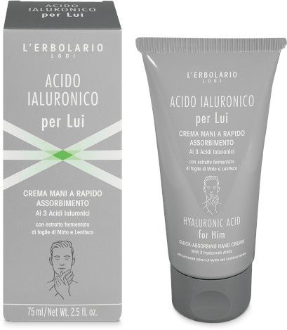 L'Erbolario Crema Mani Acido Ialuronico Per Lui 75ml-2