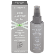 L'Erbolario Balsamo Viso Barba Capelli Acido Ialuronico Per Lui 100ml-2