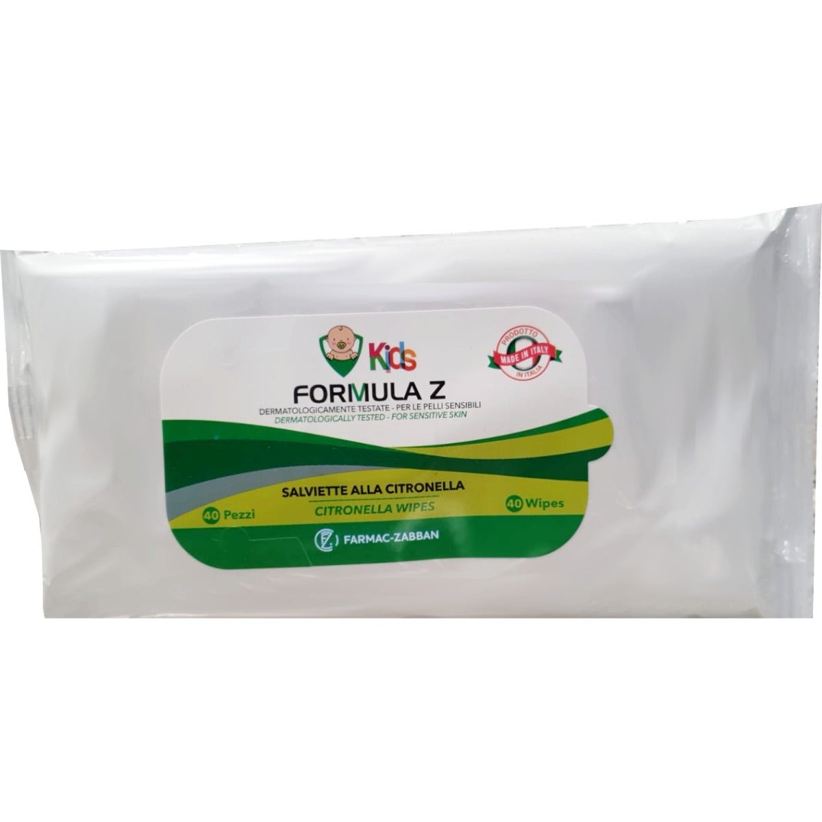 Formula Z Kids Salviette Citronella 40 Pezzi-2