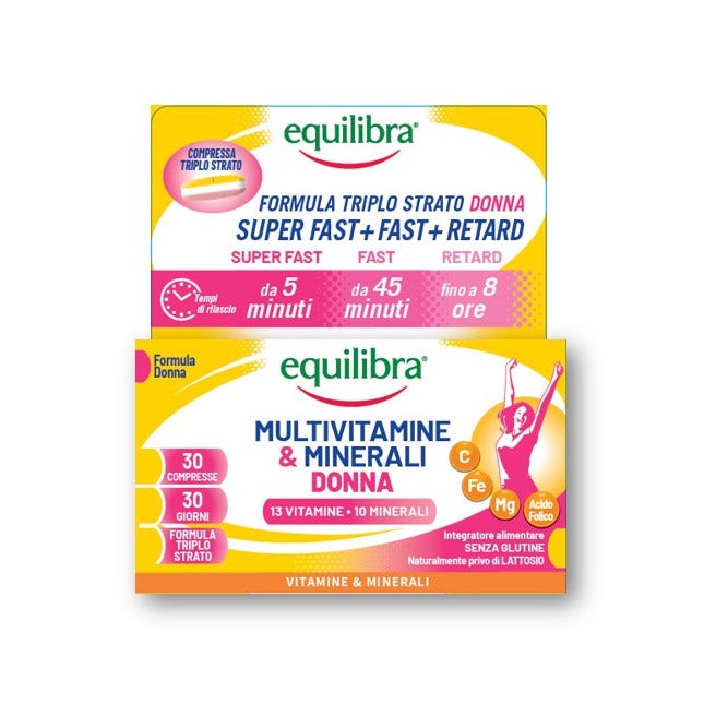 Equilibra Multivitaminico Donna 30 Compresse Triplostrato-5