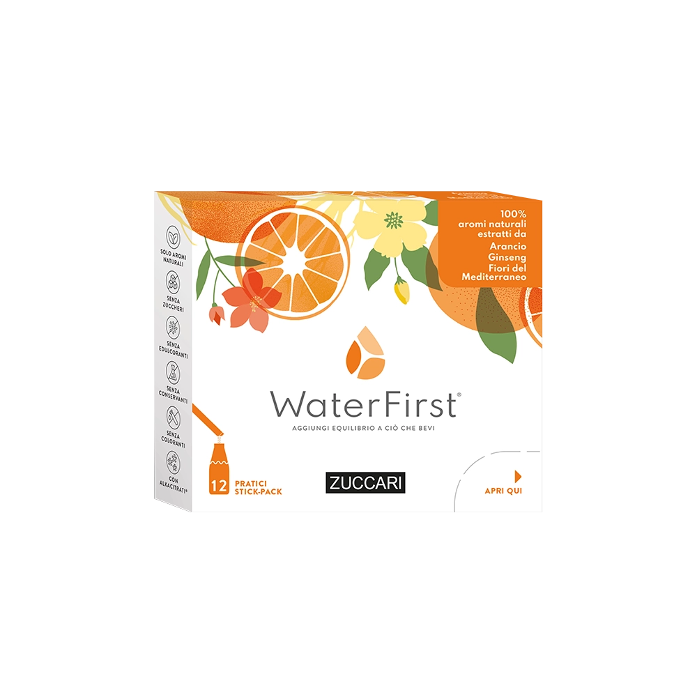 Zuccari WaterFirst Arancio/Ginseng/Fiori Del Mediterraneo 12 Stick-2