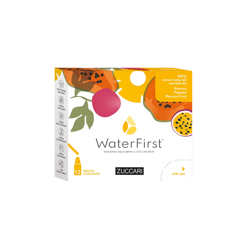Zuccari WaterFirst Ananas/Papaya/Passion Fruit 12 Stick-2