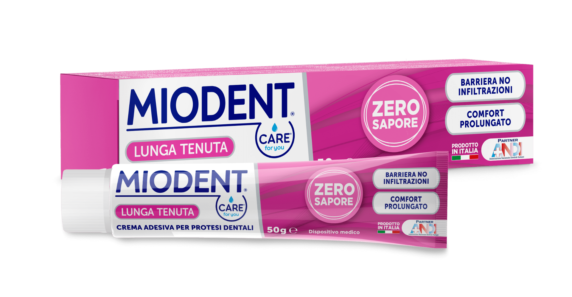 Miodent Crema Adesiva Gusto Neutro 50g-2