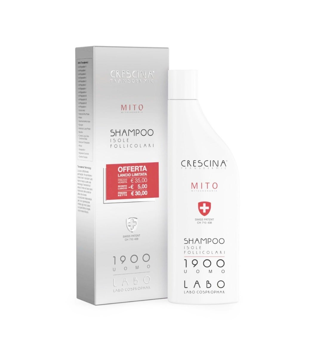 Crescina Shampoo Isole Follicolari Mito 1900 Uomo150ml-2