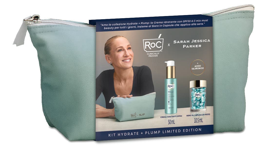 Roc Kit Hydrate + Plump Siero Viso 30 Capsule +Idratante Viso 50ml SPF30-0