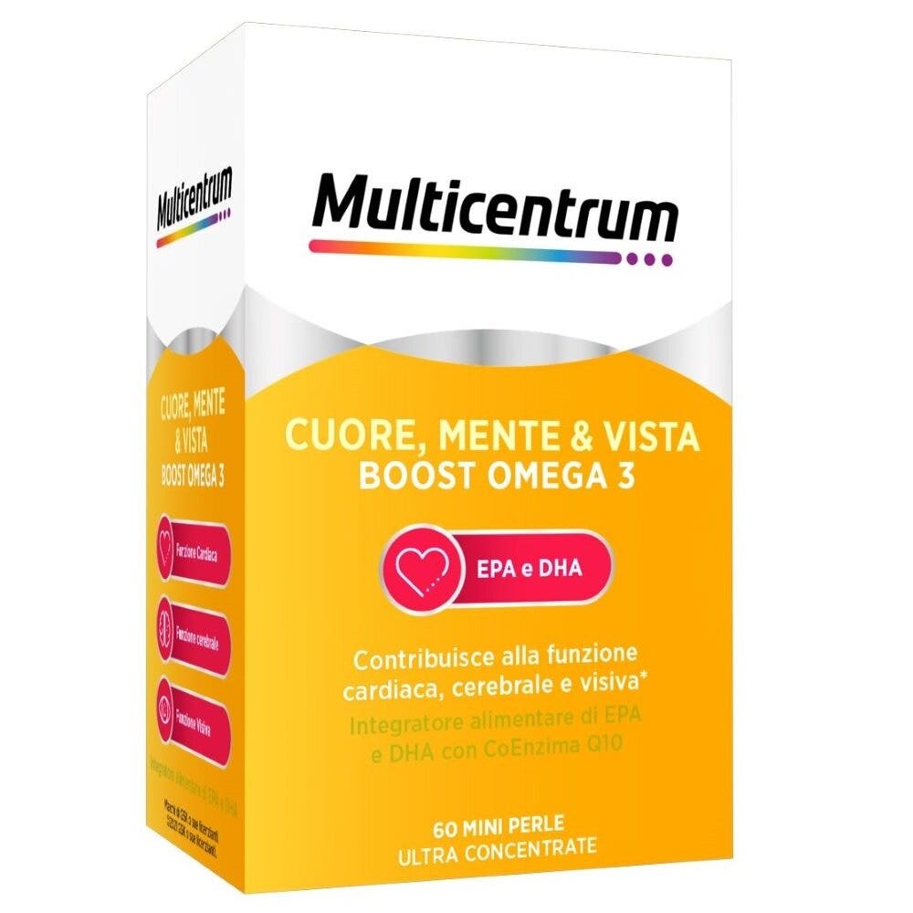 Multicentrum Cuore Mente E Vista Boost Omega3 60 Mini Perle-1