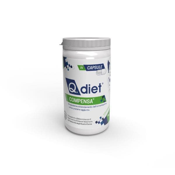 Q.Vet Q. Diet Compensa Integratore Per Cani/Gatti 120 Capsule-2