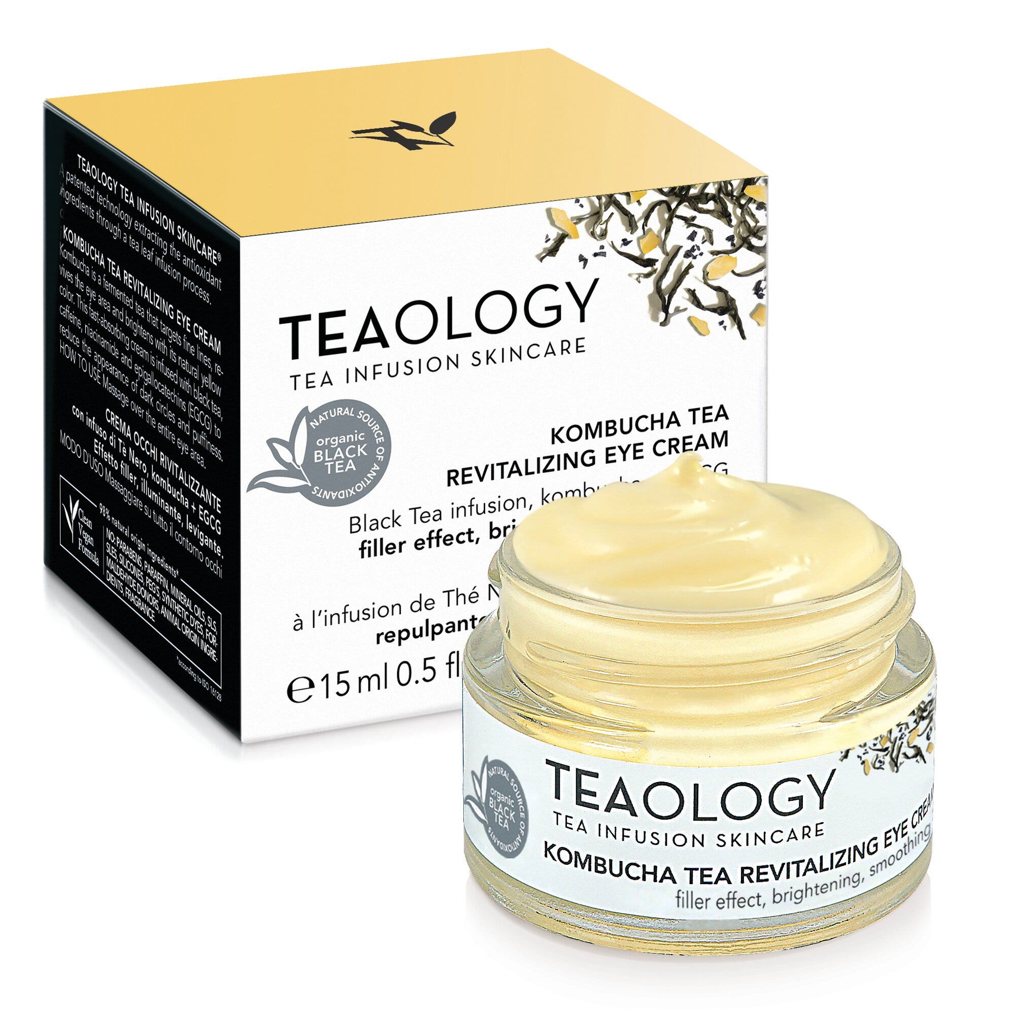 Teaology Kombucha Tea Crema Occhi Rivitalizzante 15ml-2