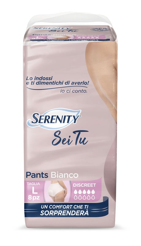 Serenity Pants Sei Tu Discreet Mutandina Assorbente Taglia L 8 Pezzi-3
