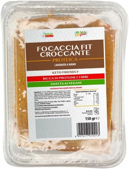 Ri.Ma Benessere Focaccia Fit Croccante Proteica 150 gr-1