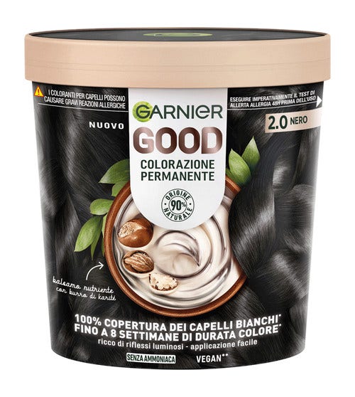 Garnier Good Kit Colorazione Permanente 2.0 Nero 160g-1
