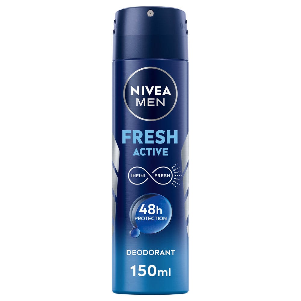 Nivea Men Fresh Active Deodorante Spray 150ml Antitraspirante Uomo Per 48 Ore-7