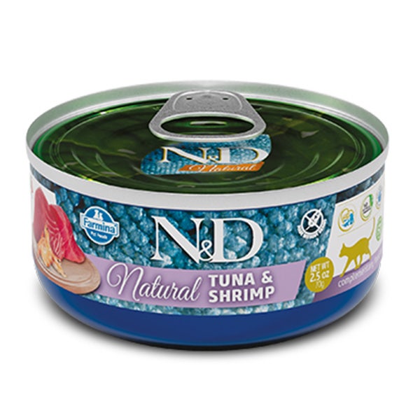 N&D Cat Natural Tuna & Shrimp 140g-2