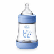 Chicco Biberon Neonato Perfect 5 Biberon Azzurro Flusso Lento 150 ml 0Mesi+-5