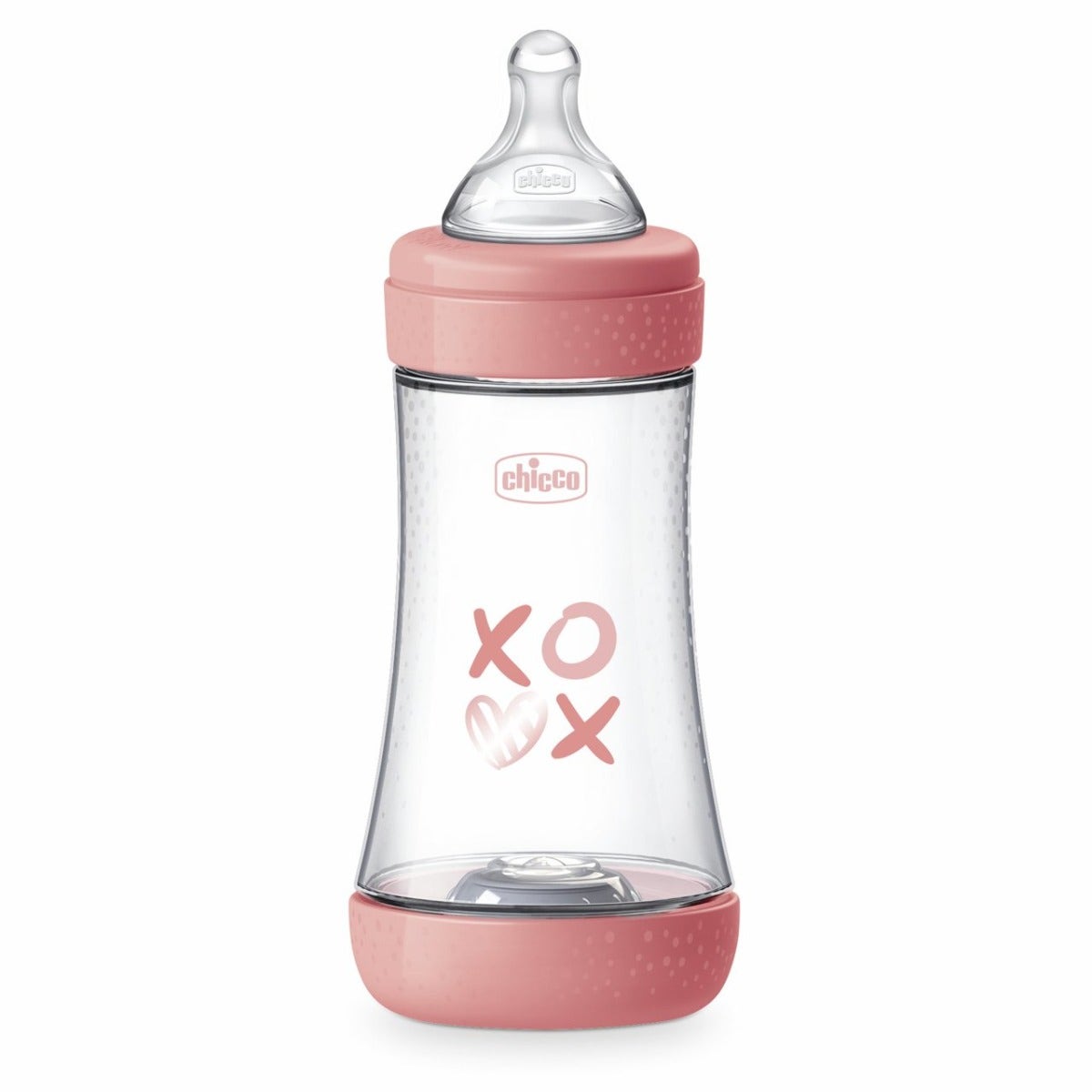 Chicco Biberon Neonato Perfect 5 Biberon Rosa Flusso Medio 240 ml 2Mesi+-5