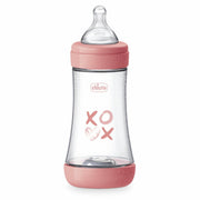 Chicco Biberon Neonato Perfect 5 Biberon Rosa Flusso Medio 240 ml 2Mesi+-5