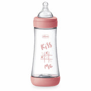 Chicco Biberon Neonato Perfect 5 Biberon Rosa Flusso Veloce 300 ml 4Mesi+-5