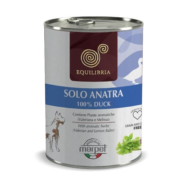 Marpet Aequilibriavet Dog Anatra Cibo Umido Per Cani Adulti Scatoletta 400g-2