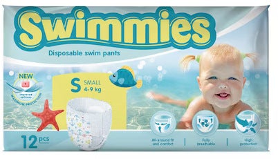 Swimmies Pants Special Small 12 Pezzi-2