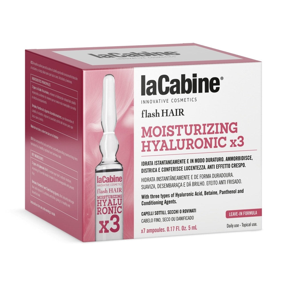 LaCabine Moisturizing Hyaluronic x3 Anti-Crespo Capelli 7 Fiale-2