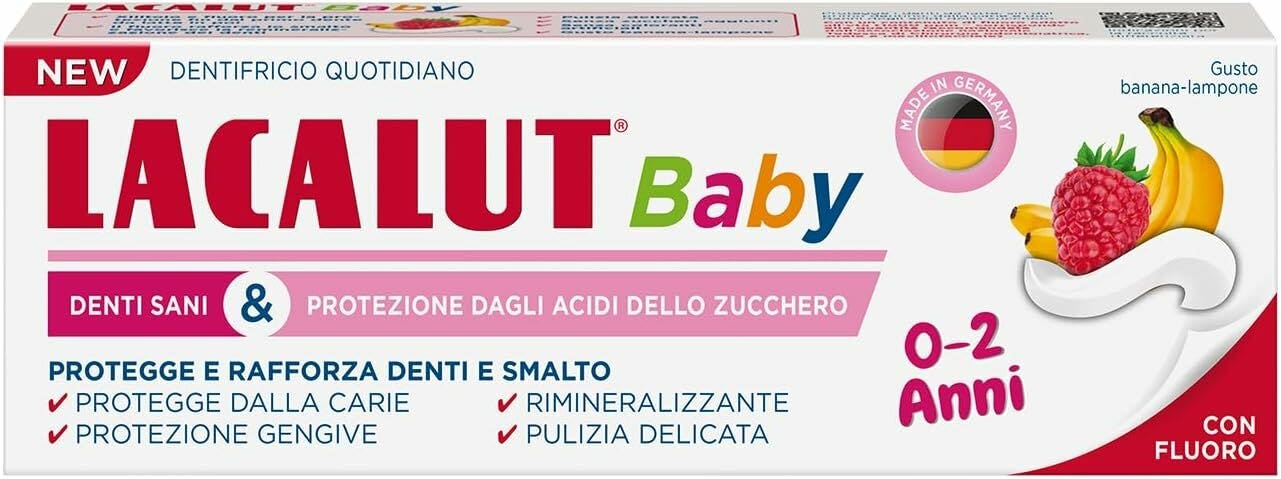 Lacalut Baby Dentifricio 0-2 Anni Con Fluoro 55ml-1