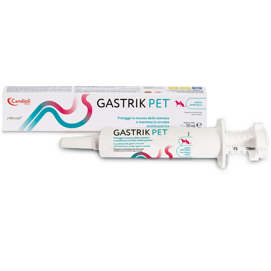 Candioli Gastrik Pet Pasta Mangime Complementare Per Cani/Gatti 30ml Siringa Dosatrice-1
